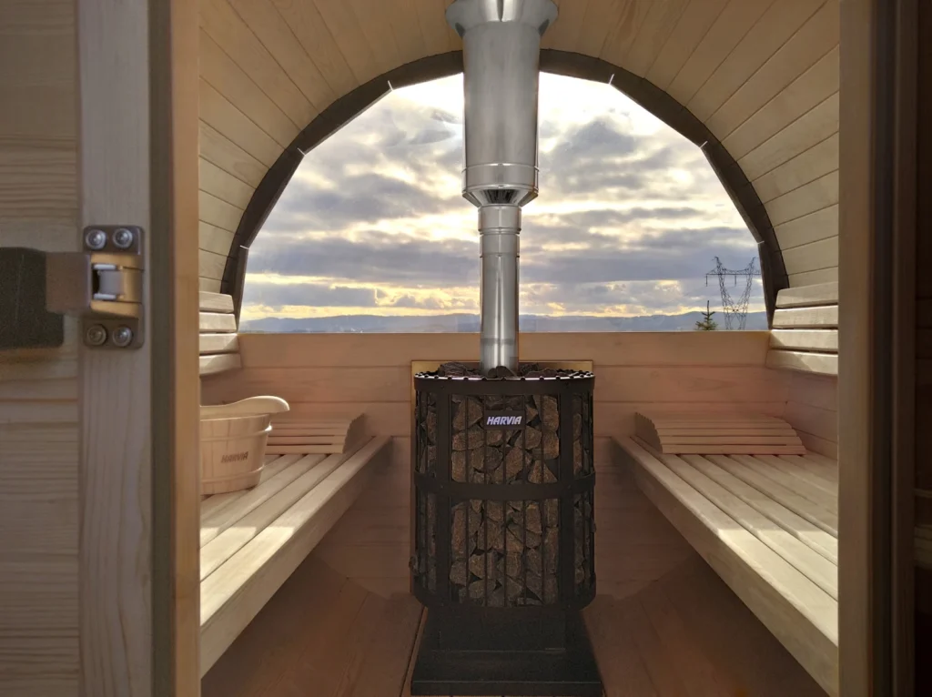 Sauna ogrodowa biberhaus środek 2