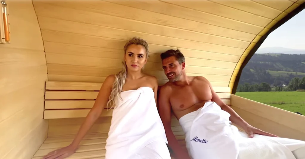 Sauna ogrodowa almette biberhaus biberhaus.com sauny ogrodowe sauna zewnętrzna beczka (1)