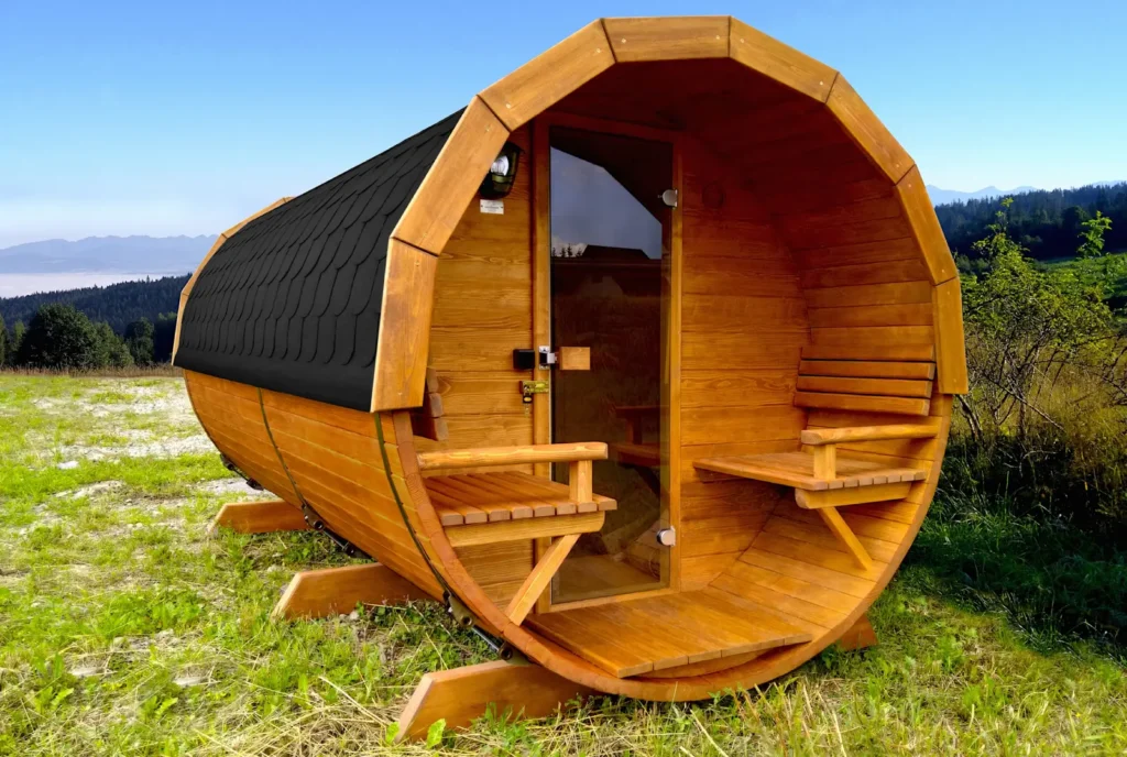 Sauna ogrodowa biberhaus 300cm przedsionek (1)