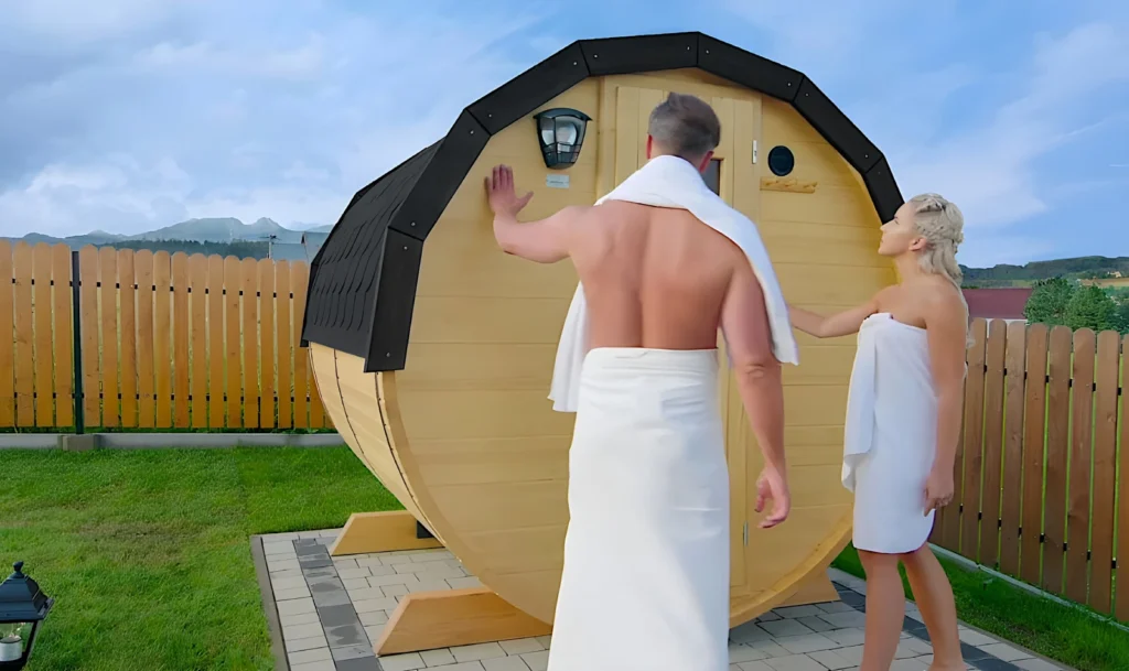 Sauna ogrodowa biberhaus fefefewf NOWE