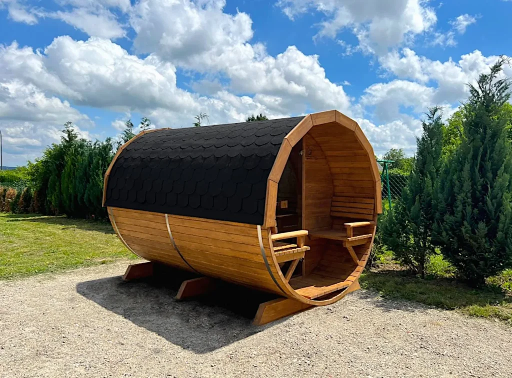 Sauna ogrodowa biberhaus fińska sucha biberhaus.com