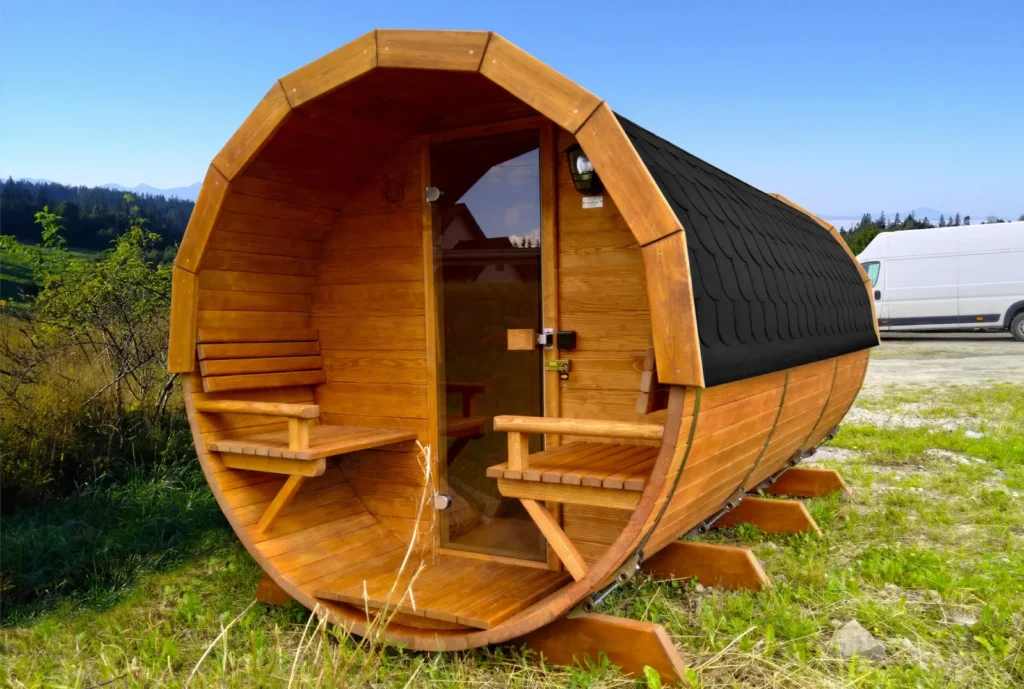 Sauna ogrodowa biberhaus 400cm przedsionek