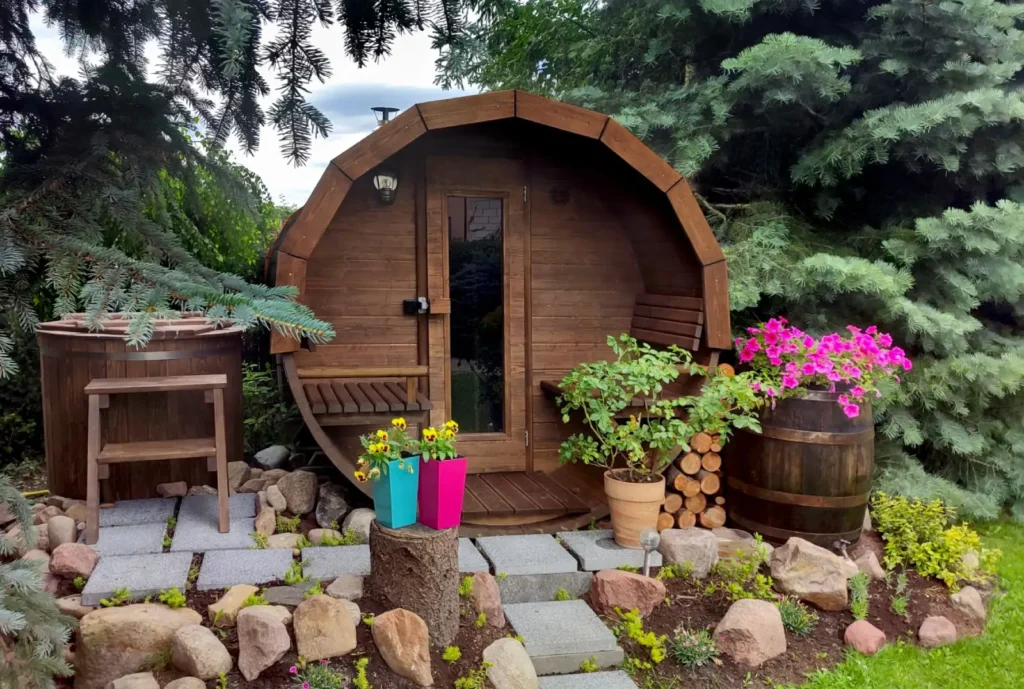 sauna ogrodowa biberhaus zewnetrzna sauny