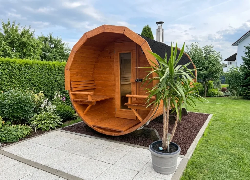 Sauna ogrodowa biberhaus 4s44q