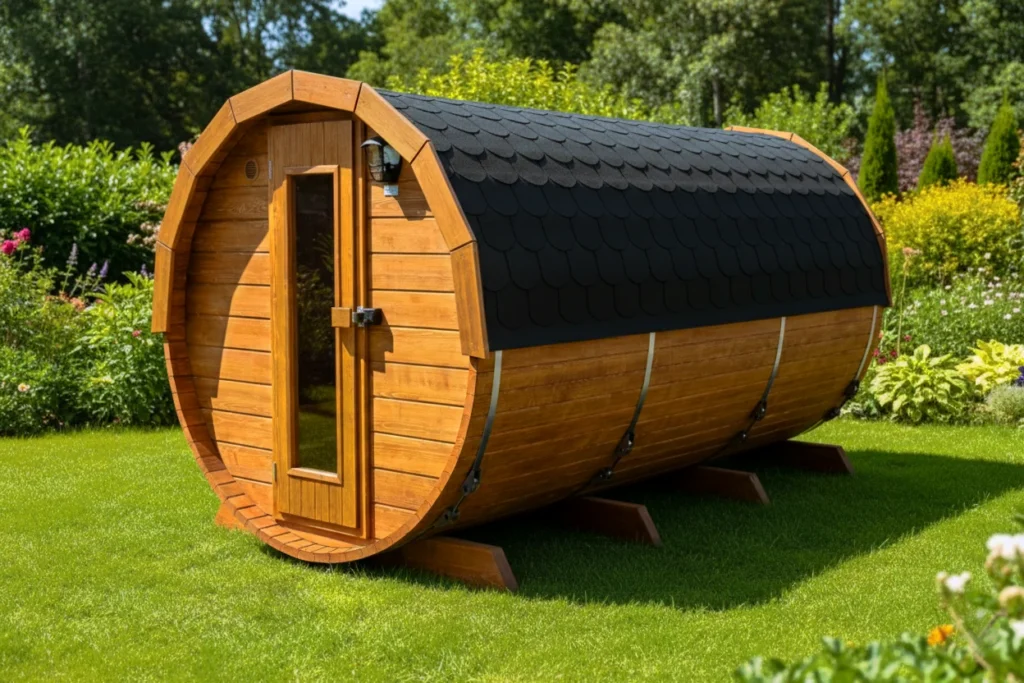Sauna ogrodowa biberhaus qovditqovditqov